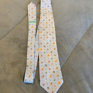 BULGARI Baby Blue Men’s Neck Tie w Knight Helmets